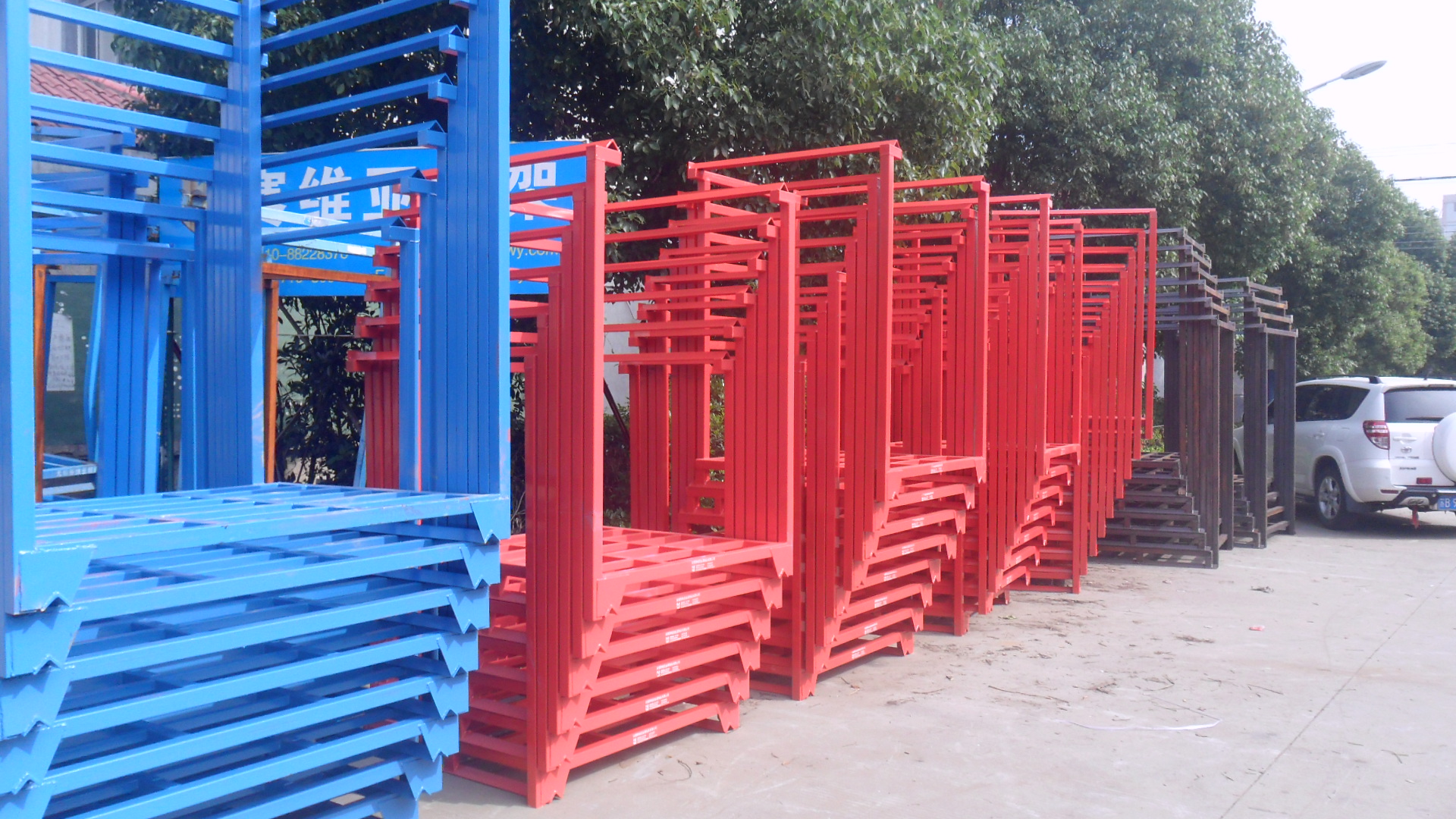 倉儲貨架之堆垛式巧固架，提高倉庫利用率